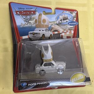 Cars 2 Disney Pixar Pope Pinion IV 8 Deluxe Vehicle 2010 Mattel Sealed